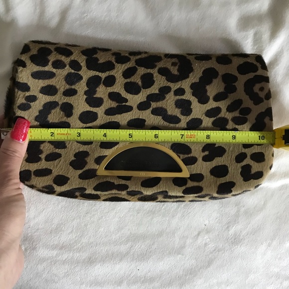 Authentic Christian Dior Leopard Ponyhair Baguette - Picture 6 of 8